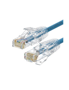 PATCH U/UTP CAT.6A LSHF AZZURRO 1M