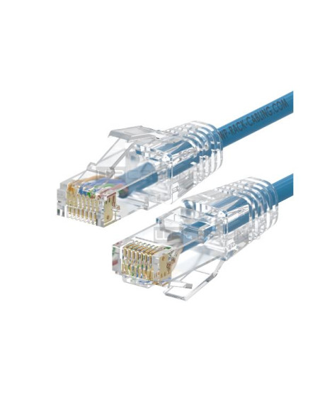 PATCH U/UTP CAT.6A LSHF AZZURRO 1M