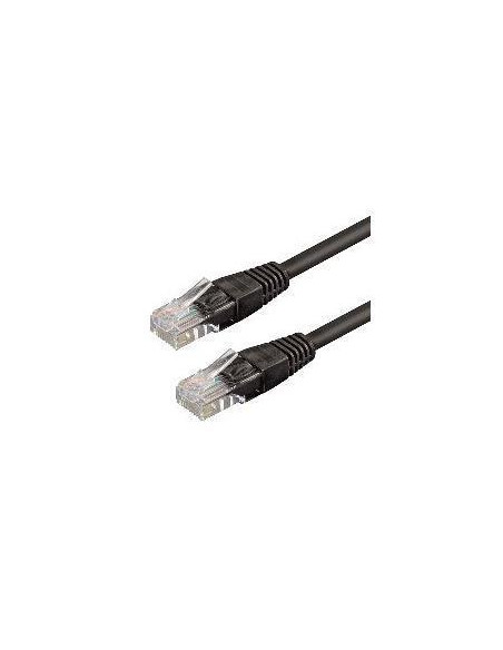 PATCH U/UTP CAT.5E PVC NERO 1M
