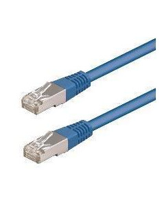 PATCH F/UTP CAT.5E PVC BLU 0.5M