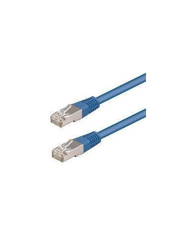 PATCH F/UTP CAT.5E PVC BLU 0.5M