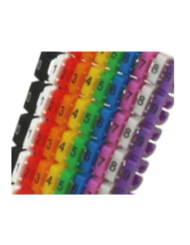 CABLE MARKER COLORATI DA 5.5 MM