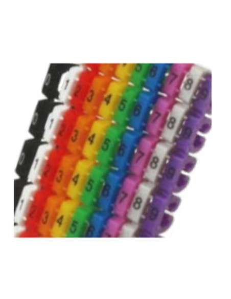 CABLE MARKER COLORATI DA 5.5 MM