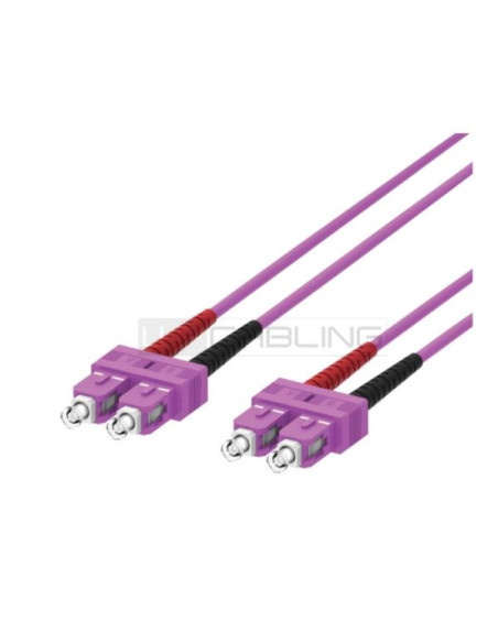 PATCH 2FO OM4 SCD/SCD VIOLA 1M