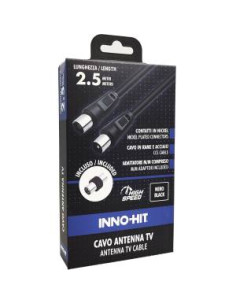 Inno-Hit Cavo Antenna M/F 2.5m Nero
