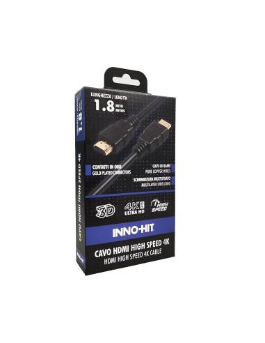 Inno-Hit Cavo HDMI High-Speed 4K HDR 60hz 1.8m Nero