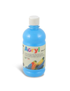 BOTT 500ML TEMP ACRILICA CYAN