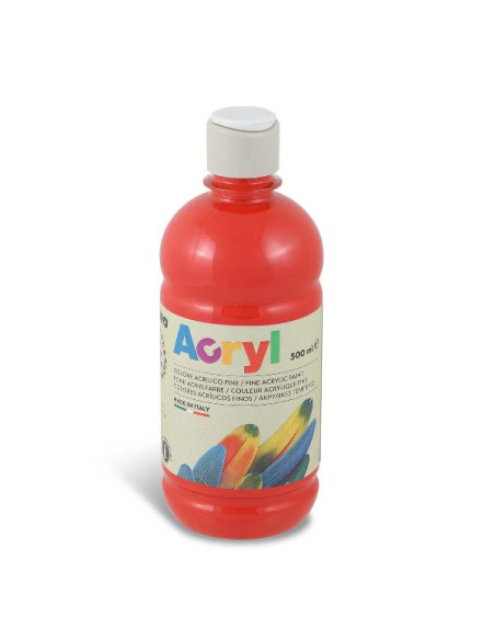 BOTT 500ML TEMP ACRILICA VERMIGLIO