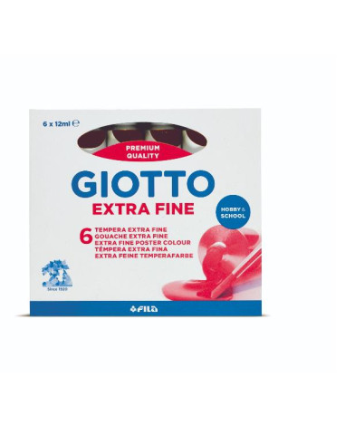 CF6 TUB. TEMPERA 12ML MARRONE