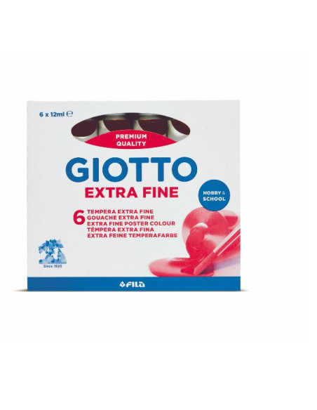 CF6 TUB. TEMPERA 12ML MARRONE