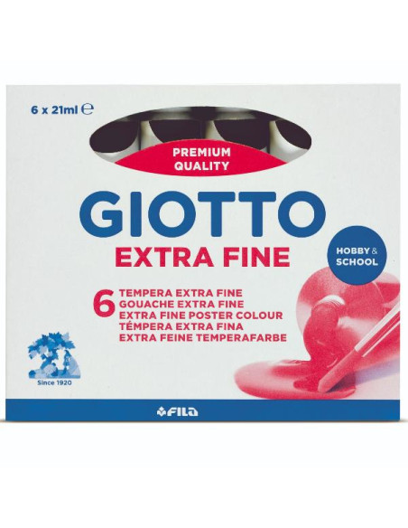 CF6 TUB. TEMPERA 21ML NERO