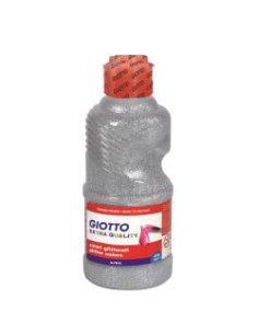 FLACONE 250ML TEMPERA ARGENTO GLITT