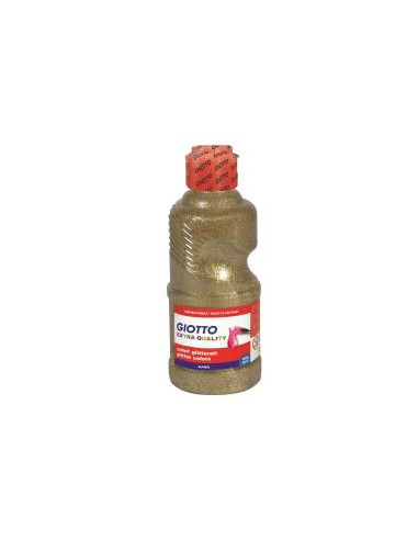 FLACONE 250ML TEMPERA ORO GLITTER