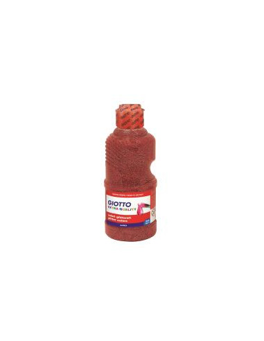 FLACONE 250ML TEMPERA ROSSO GLITTER