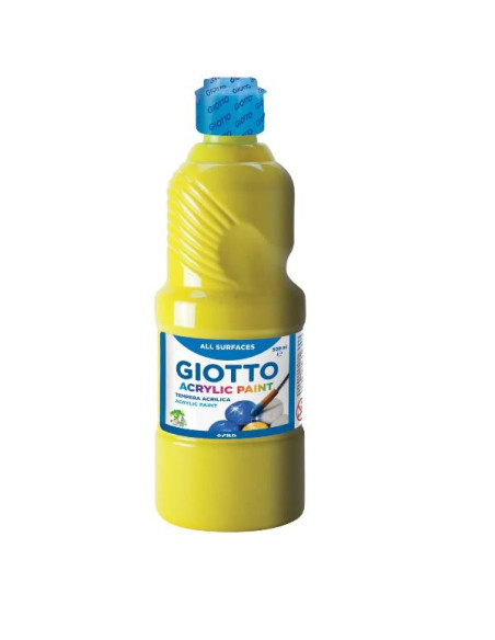 FLACONE 500ML TEMERA ACRILIC GIALLO