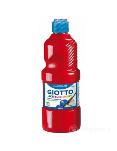 FLACONE 500ML TEMERA ACRILIC ROSSO