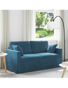 Divano Blu 158 x 78 x 80 cm Velluto