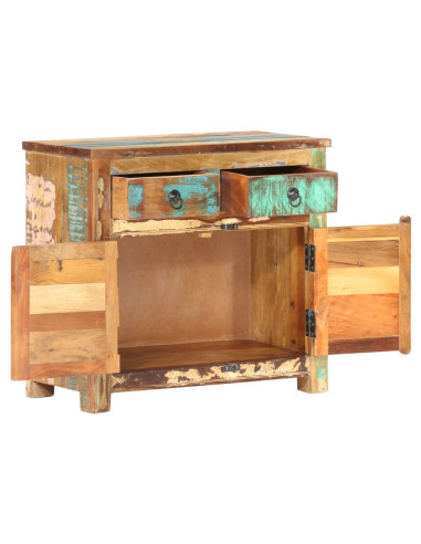 Credenza 70x35x65 cm in Legno Massello di Recupero