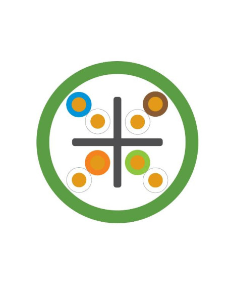 CAVO U/UTP CAT.6A CCA VERDE 305M