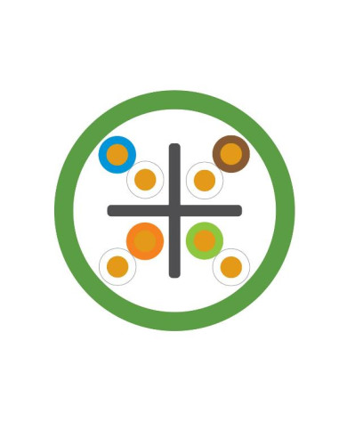 CAVO U/UTP CAT.6A CCA VERDE 305M