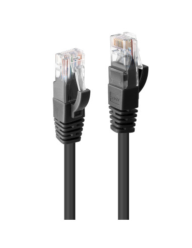 CAVO DI RETE CAT.6 U UTP NERO 1M