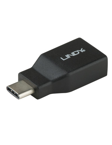 Lindy 41899 adattatore per inversione del genere dei cavi USB 3.1-C USB 3.1-A Nero
