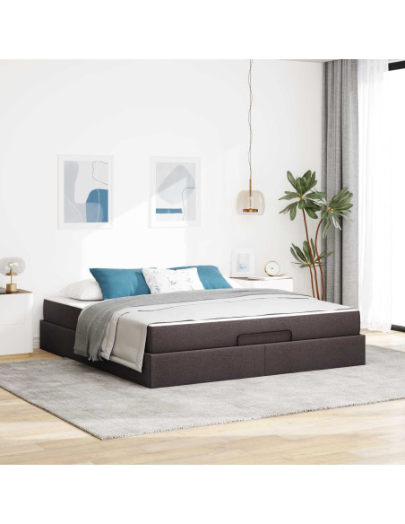 Struttura letto con materasso con materasso 2 pcs Tanno Tessuto