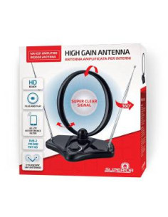 Superior Antenna TV Amplificata per Interni DVB-2 FM DAB TNT HD
