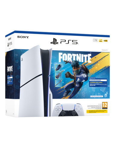 Sony PlayStation 5 - Fortnite Flowering Chaos Bundle 1 TB Wi-Fi Nero, Bianco