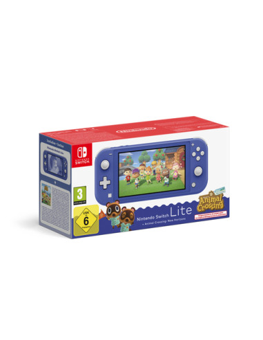 Nintendo Console Switch Lite + Animal Crossing: New Horizons (blu)