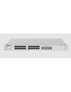 REYEE SWITCH POE 24 PORTE GIGABIT, LAYER 2+, CLOUD MANAGED, 4 PORTE UPLINK 10G SFP+, POE BUDGET 370W