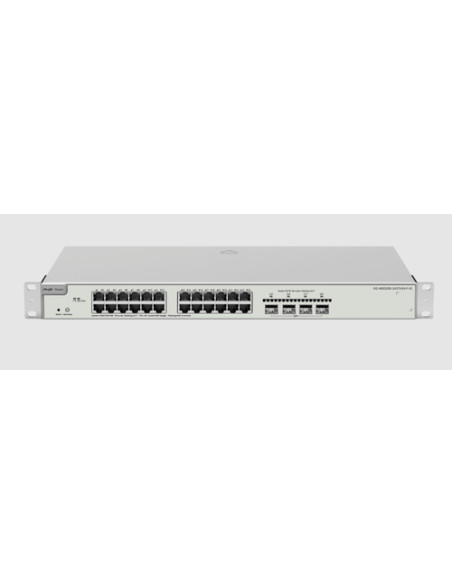 REYEE SWITCH POE 24 PORTE GIGABIT, LAYER 2+, CLOUD MANAGED, 4 PORTE UPLINK 10G SFP+, POE BUDGET 370W