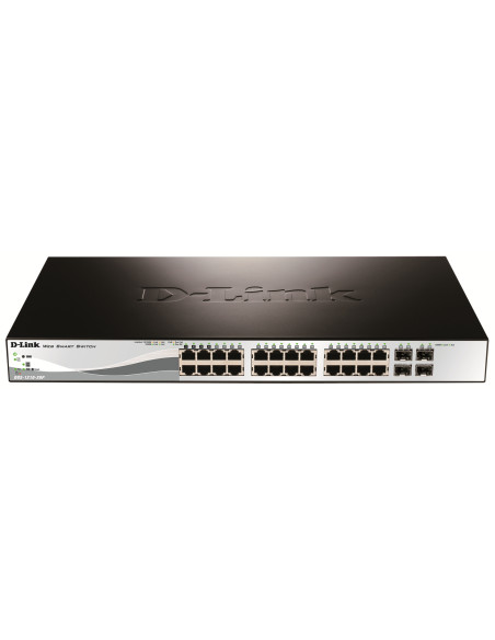 D-Link DGS-1210-28P Gestito L2 Gigabit Ethernet (10/100/1000) Supporto Power over Ethernet (PoE) 1U