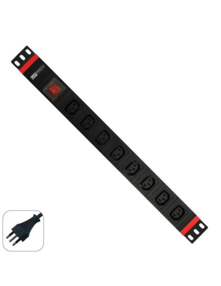 MULTIPRESA 1U 8 PRESE IEC C13(VD