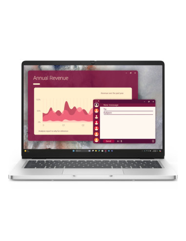 DELL Pro 14 PC14250 Intel Core Ultra 5 235U Computer portatile 35,6 cm (14") Full HD+ 16 GB DDR5-SDRAM 512 GB SSD Wi-Fi 6E (802.