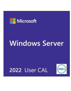 DELL 5-pack of Windows Server 2022/2019 User CALs (STD or DC) Cus Kit Client Access License (CAL) 5 licenza/e Licenza