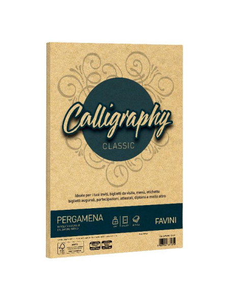 CF50 FG PERGAMENA 190G A4 ORO