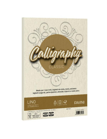 CF50 FG LINO 200GR A4 AVORIO