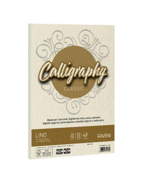 CF50 FG LINO 120GR A4 AVORIO