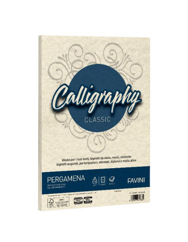 CF50 FG PERGAMENA 190GR A4 NATURALE