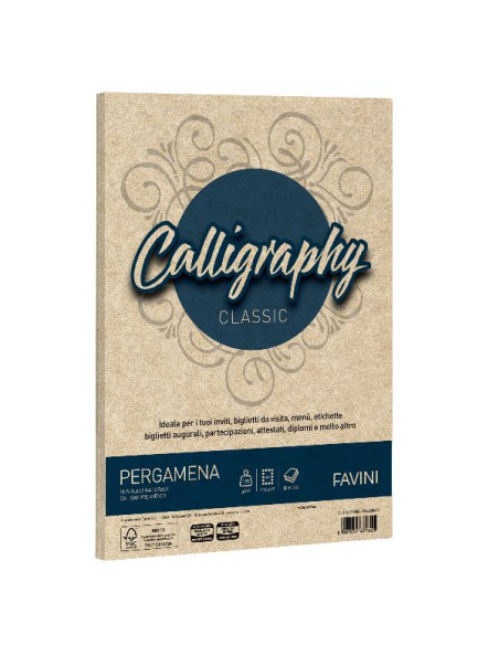 CF50 FG PERGAMENA 190GR A4 NOCCIOLA