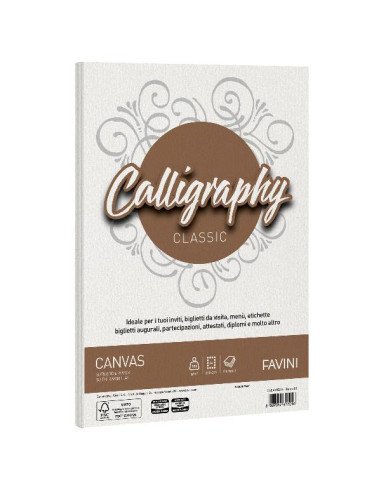 CF50 FG CANVAS 100GR A4 BIANCO