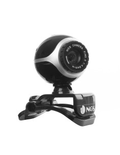 NGS Xpresscam300 webcam 8 MP 1920 x 1080 Pixel USB 2.0 Nero, Argento