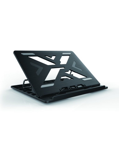 Conceptronic ERGO Laptop Cooling Stand Supporto per computer portatile Nero 39,6 cm (15.6")