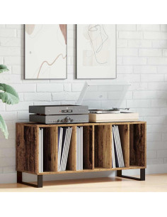 Mobile porta vinili Legno vecchio 100 x 38 x 48 cm