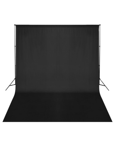 Sistema Portafondali con Fondale Nero 300 x 300 cm