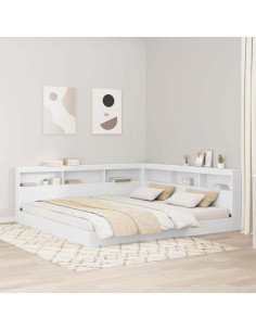 Testata contenitore Bianco 180 cm Legno multistrato