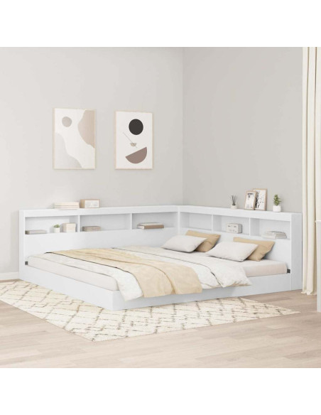 Testata contenitore Bianco 180 cm Legno multistrato