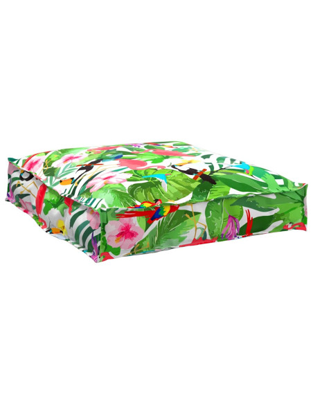 Cuscino Floreale Multicolore 70 x 70 x 12 cm Tessuto Oxford