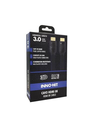 Inno-Hit Cavo HDMI ContattiOro 8K 60hz 3m Nero